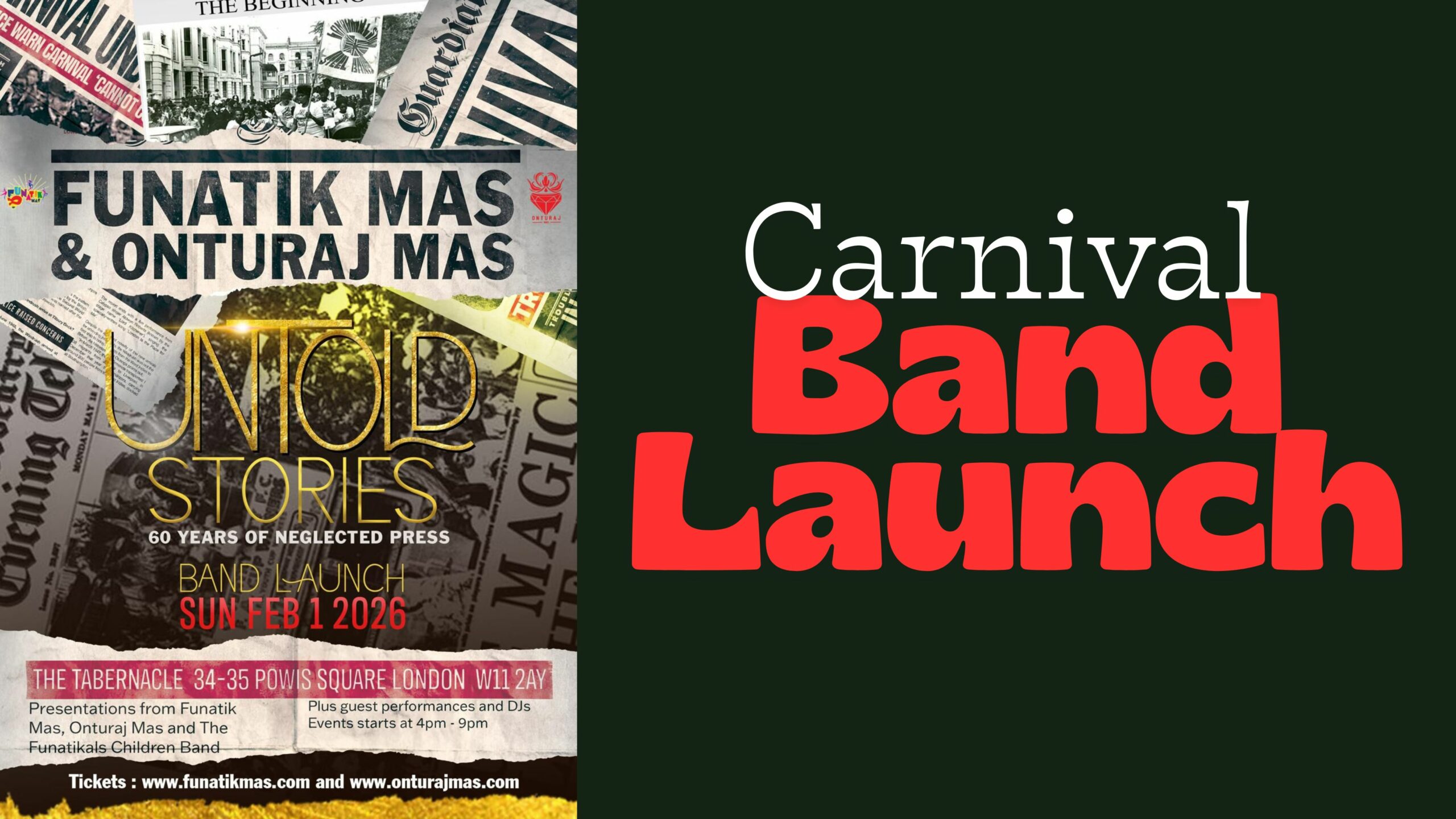 NOTTING HILL CARNIVAL 2026 IS LOADING